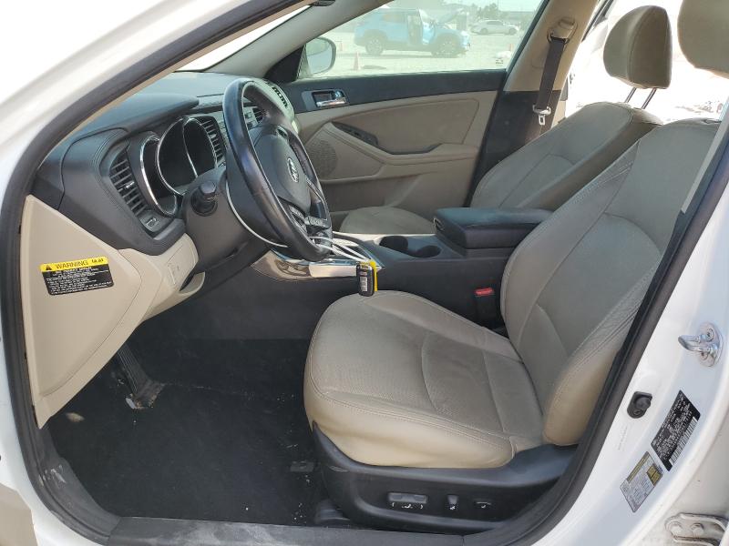 5XXGN4A77DG178186 - 2013 KIA OPTIMA EX WHITE photo 7