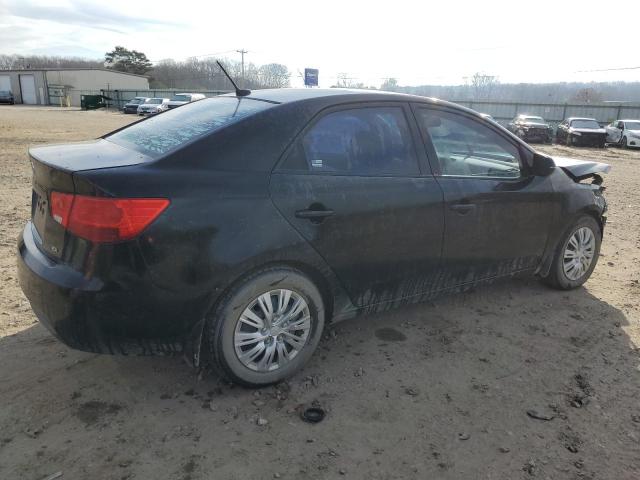 KNAFU4A27C5595990 - 2012 KIA FORTE EX BLACK photo 3