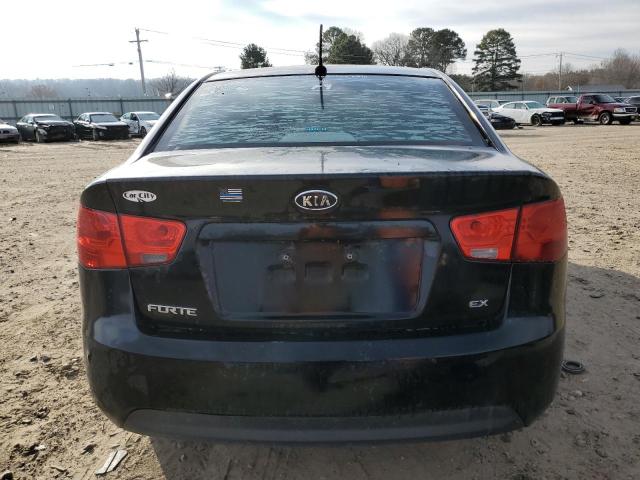 KNAFU4A27C5595990 - 2012 KIA FORTE EX BLACK photo 6