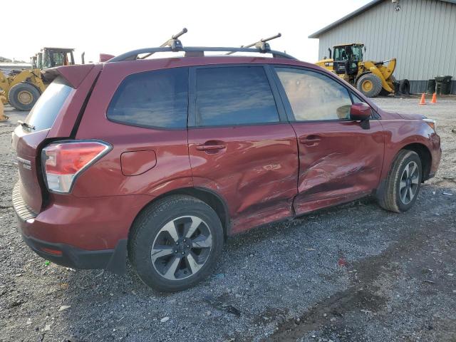 JF2SJAEC5HH417594 - 2017 SUBARU FORESTER 2.5I PREMIUM MAROON photo 3