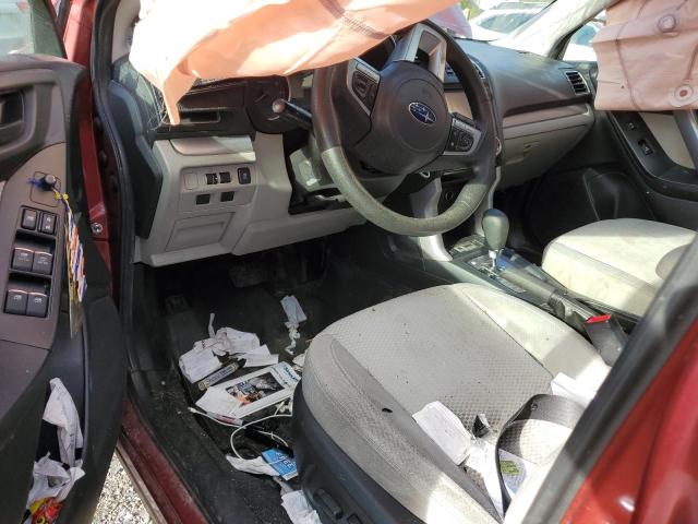 JF2SJAEC5HH417594 - 2017 SUBARU FORESTER 2.5I PREMIUM MAROON photo 8