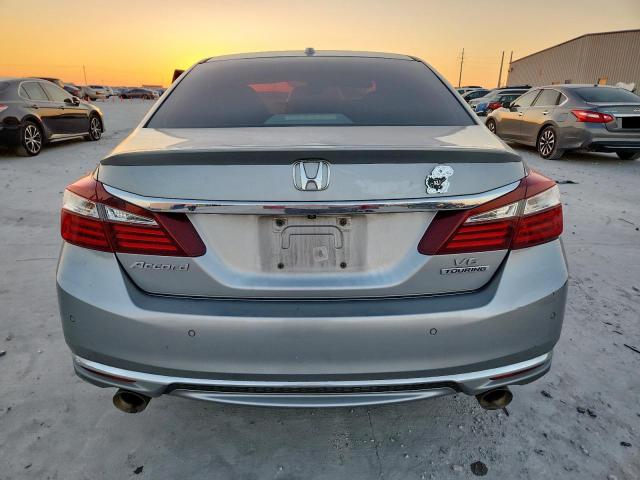1HGCR3F99HA001519 - 2017 HONDA ACCORD TOURING Srebrny zdjęcie 6