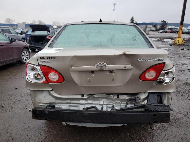 2T1BR32E77C779101 - 2007 TOYOTA COROLLA CE BEIGE photo 6