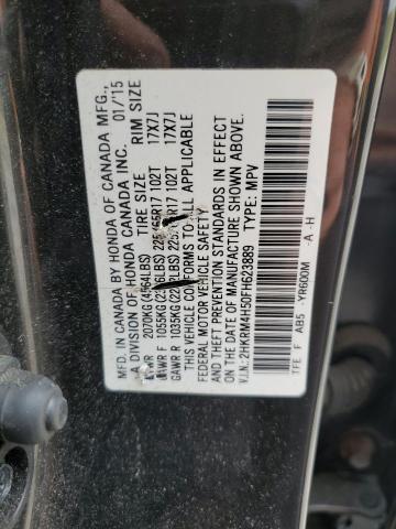 2HKRM4H50FH623889 - 2015 HONDA CR-V EX BROWN photo 13