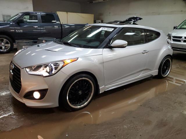 KMHTC6AE4FU236052 - 2015 HYUNDAI VELOSTER TURBO SILVER photo 1