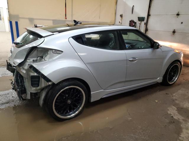 KMHTC6AE4FU236052 - 2015 HYUNDAI VELOSTER TURBO SILVER photo 3