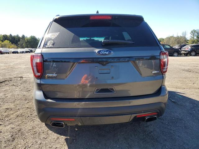 1FM5K8GT0GGA07316 - 2016 FORD EXPLORER SPORT ნაცრისფერი ფოტო 6