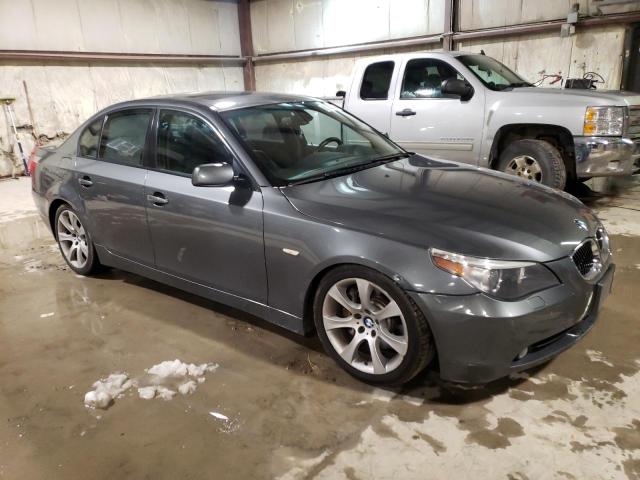 WBANB53597CP03946 - 2007 BMW 550 I GRAY photo 4