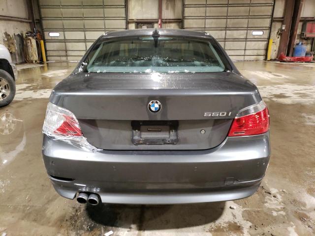 WBANB53597CP03946 - 2007 BMW 550 I GRAY photo 6