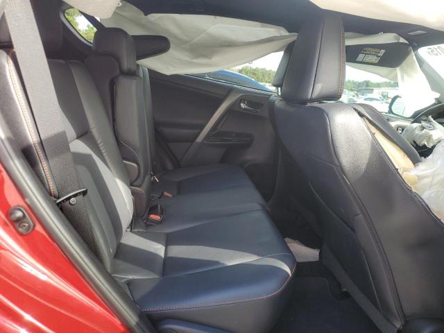 2T3NFREV3HW331028 - 2017 TOYOTA RAV4 SE წითელი ფოტო 10