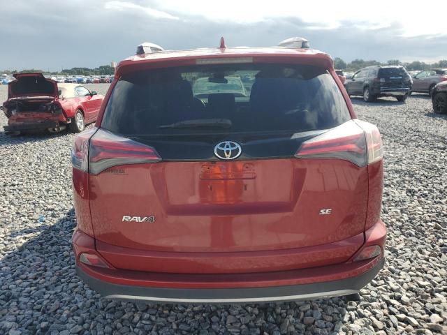 2T3NFREV3HW331028 - 2017 TOYOTA RAV4 SE წითელი ფოტო 6