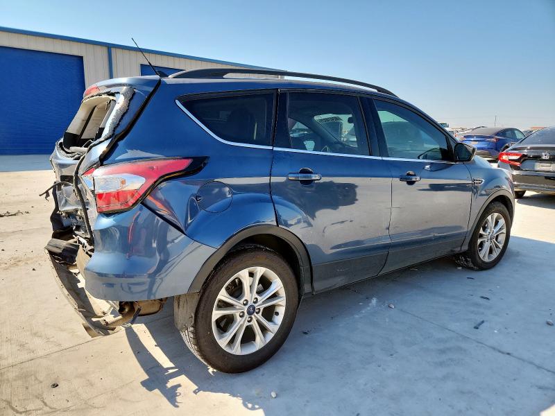 1FMCU0HD5JUB60485 - 2018 FORD ESCAPE SEL أزرق صورة 3