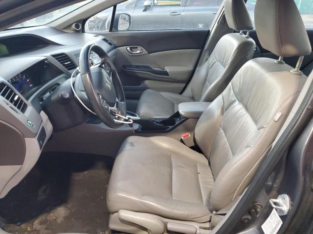 19XFB2F9XCE055931 - 2012 HONDA CIVIC EXL Grau Foto 7
