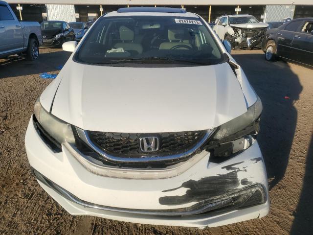 2HGFB2F88FH529165 - 2015 HONDA CIVIC EX WHITE photo 5