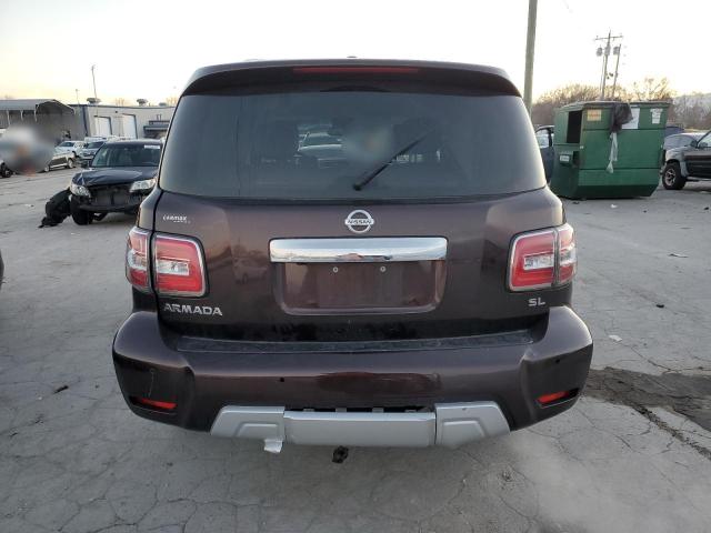 JN8AY2ND9H9003527 - 2017 NISSAN ARMADA SV BURGUNDY photo 6