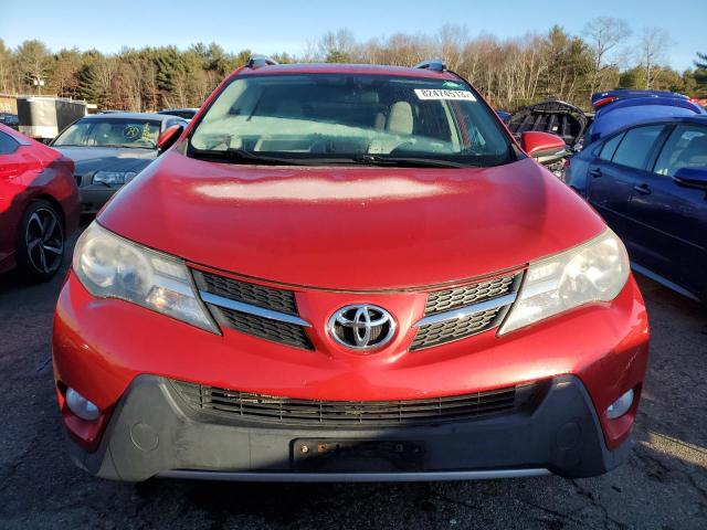 2T3RFREV4DW018758 - 2013 TOYOTA RAV4 XLE RED photo 5