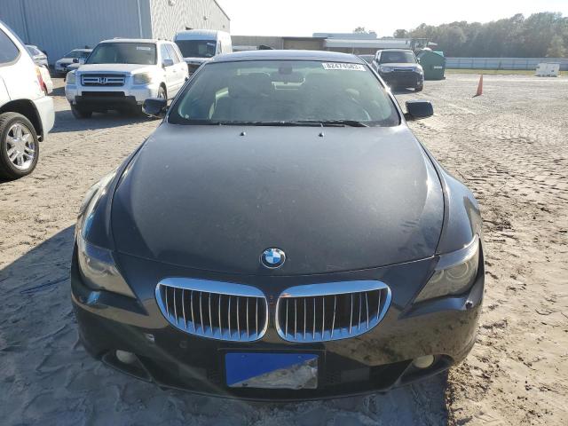 WBAEH73415B192401 - 2005 BMW 645 CI AUTOMATIC BLACK photo 5