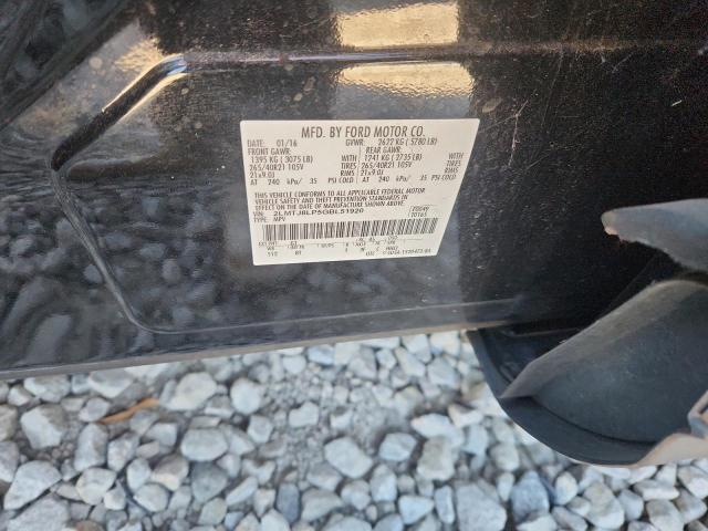 2LMTJ8LP5GBL51920 - 2016 LINCOLN MKX RESERVE أسود صورة 12