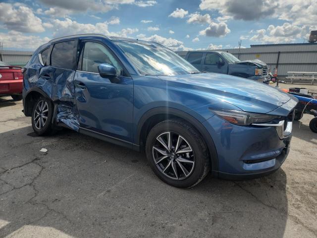 JM3KFADM8J0332609 - 2018 MAZDA CX-5 GRAND TOURING BLUE photo 4