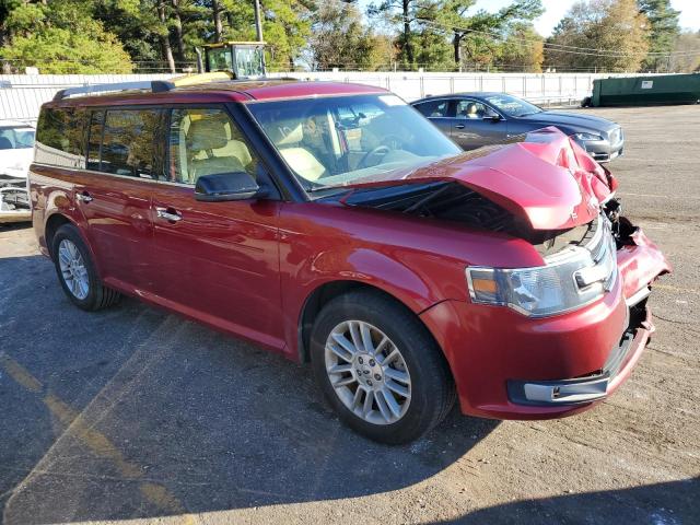 2FMGK5C8XJBA12322 - 2018 FORD FLEX SEL MAROON photo 4