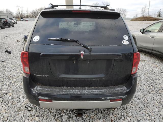 2CKDL33F086037667 - 2008 PONTIAC TORRENT BLACK photo 6