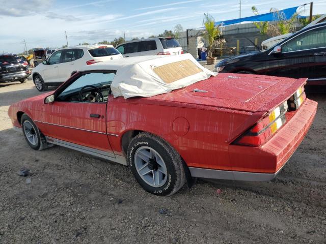 1G1AP87H5DN153999 - 1983 CHEVROLET CAMARO RED photo 2