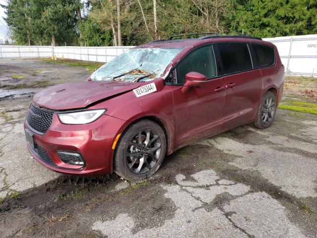 2C4RC1BG8MR559872 - 2021 CHRYSLER PACIFICA TOURING L MAROON photo 1