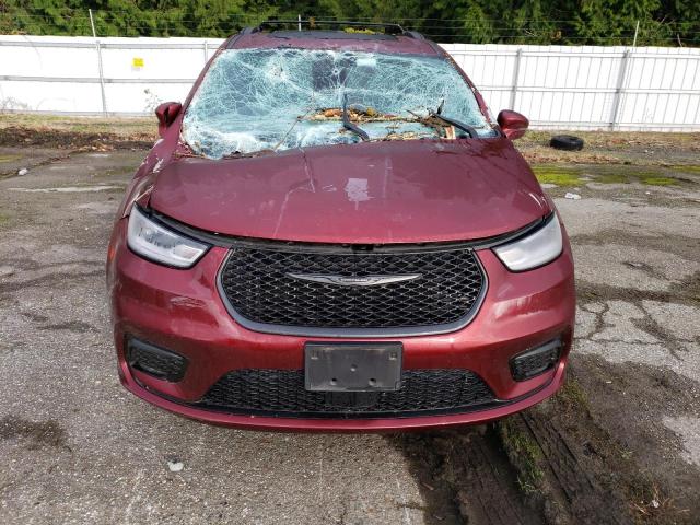 2C4RC1BG8MR559872 - 2021 CHRYSLER PACIFICA TOURING L MAROON photo 5
