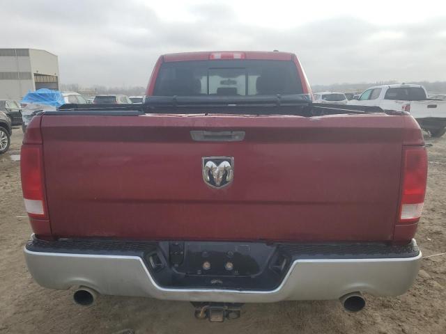 1C6RD7GTXCS191530 - 2012 DODGE RAM 1500 SLT RED photo 6