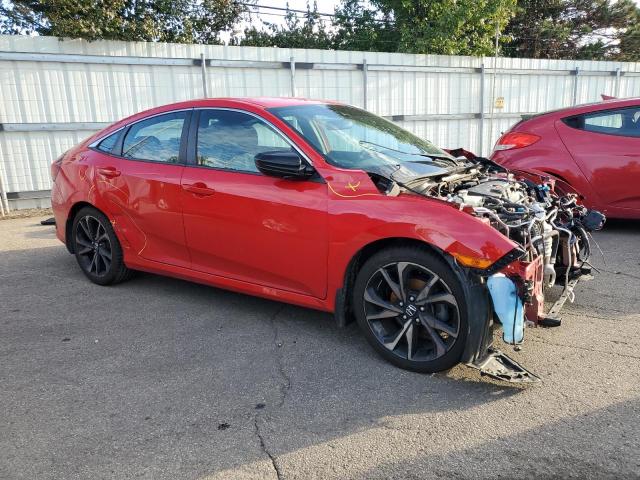 2HGFC2F82LH519014 - 2020 HONDA CIVIC SPORT RED photo 4