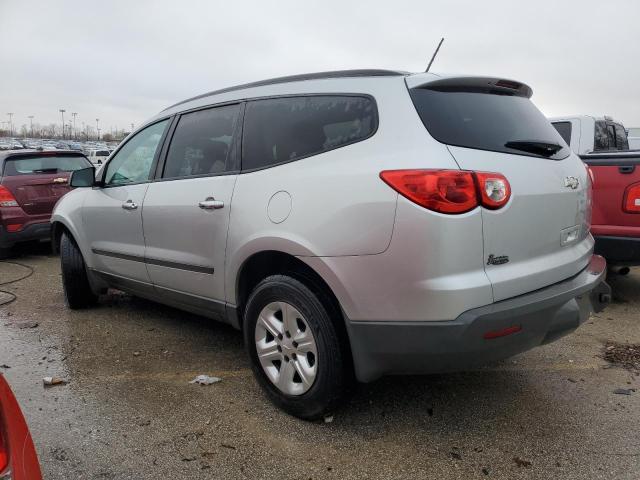 1GNKRFED0CJ406248 - 2012 CHEVROLET TRAVERSE LS SILVER photo 2