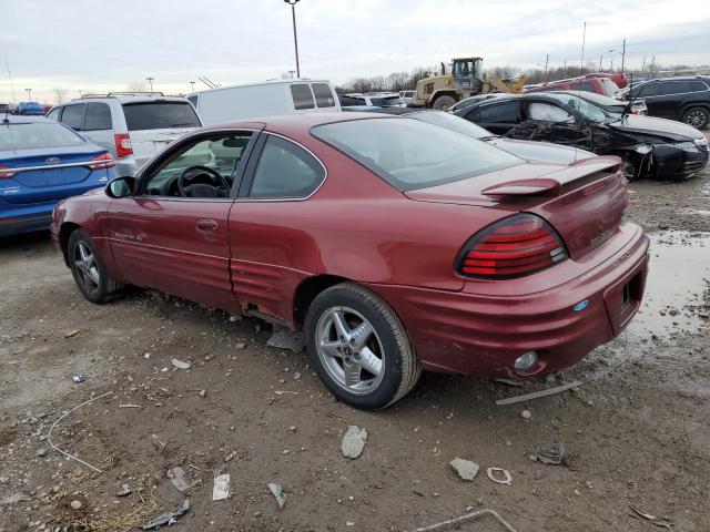 1G2NF12E72C187648 - 2002 PONTIAC GRAND AM SE1 BURGUNDY photo 2