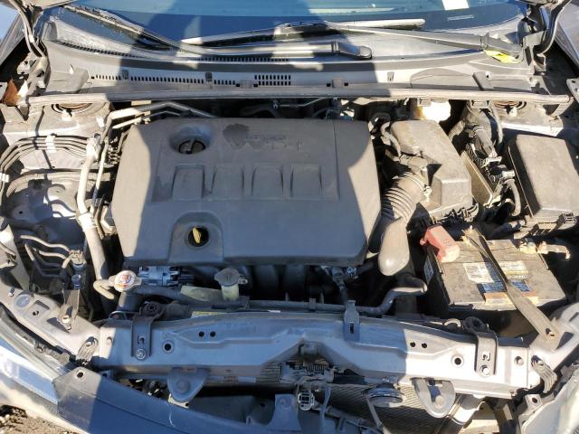 2T1BURHE4HC842827 - 2017 TOYOTA COROLLA L GRAY photo 11