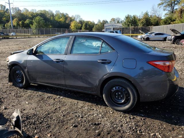 2T1BURHE4HC842827 - 2017 TOYOTA COROLLA L GRAY photo 2