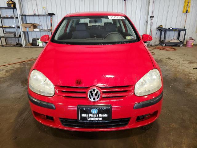 WVWAB71K68W247555 - 2008 VOLKSWAGEN RABBIT Կարմիր լուսանկար 5