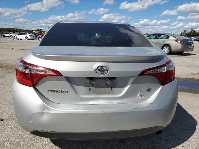 5YFBURHE3GP431689 - 2016 TOYOTA COROLLA L SILVER photo 6