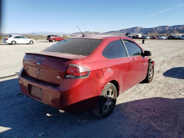 1FAHP32N69W164037 - 2009 FORD FOCUS SE RED photo 3