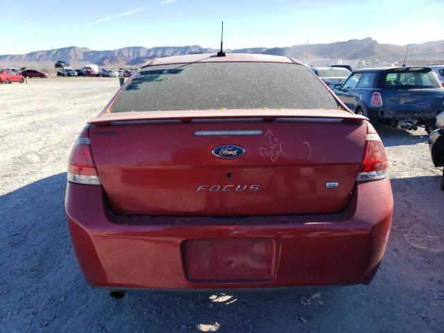 1FAHP32N69W164037 - 2009 FORD FOCUS SE RED photo 6