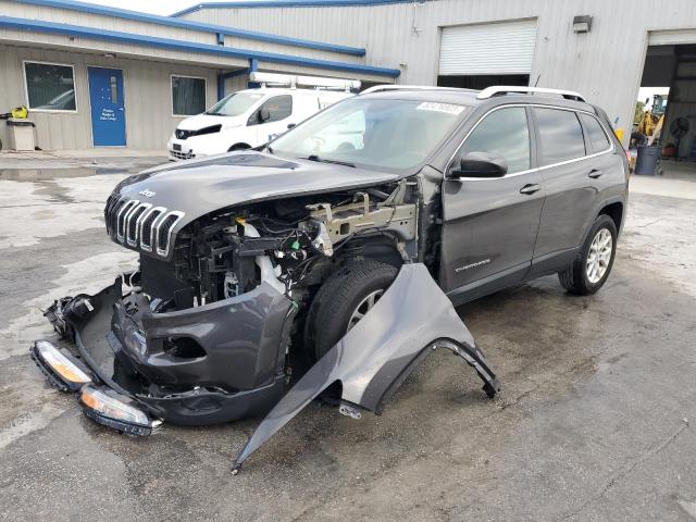 1C4PJMCS1EW294934 - 2014 JEEP CHEROKEE LATITUDE GRAY photo 1