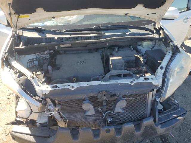 5TDDK3DC1FS114029 - 2015 TOYOTA SIENNA XLE თეთრი ფოტო 12