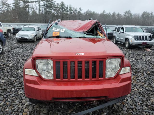 1J8GN28K88W103038 - 2008 JEEP LIBERTY SPORT RED photo 5