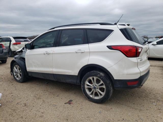 1FMCU0HD1KUA62569 - 2019 FORD ESCAPE SEL WHITE photo 2