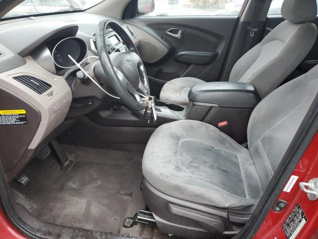 KM8JT3AC3AU018049 - 2010 HYUNDAI TUCSON GLS Bordo foto 7