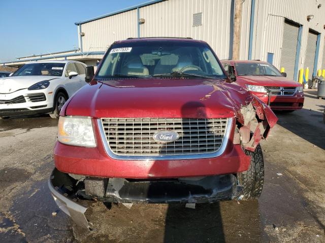 1FMRU17W84LB10192 - 2004 FORD EXPEDITION EDDIE BAUER RED photo 5