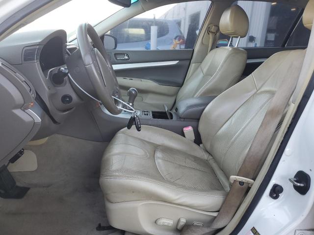 JNKCV61E19M014179 - 2009 INFINITI G37 BASE WHITE photo 7