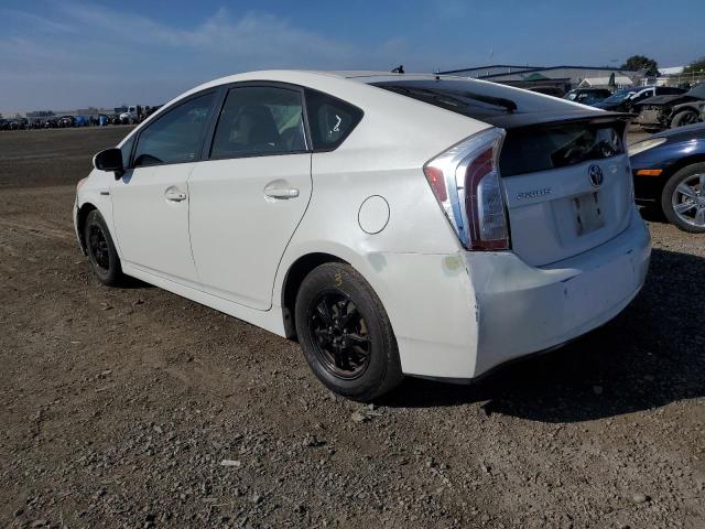 JTDKN3DU7D5639994 - 2013 TOYOTA PRIUS WHITE photo 2