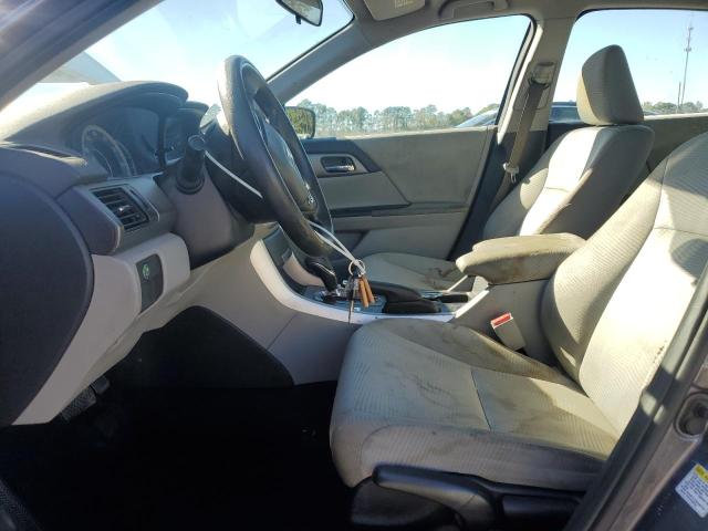 1HGCR2F33EA037370 - 2014 HONDA ACCORD LX GRAY photo 7