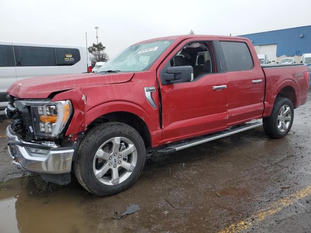 1FTEW1EPXNKE38682 - 2022 FORD F150 SUPERCREW RED photo 1