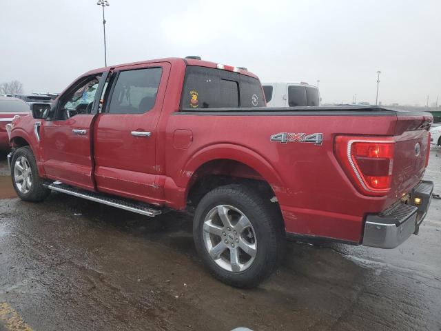 1FTEW1EPXNKE38682 - 2022 FORD F150 SUPERCREW RED photo 2