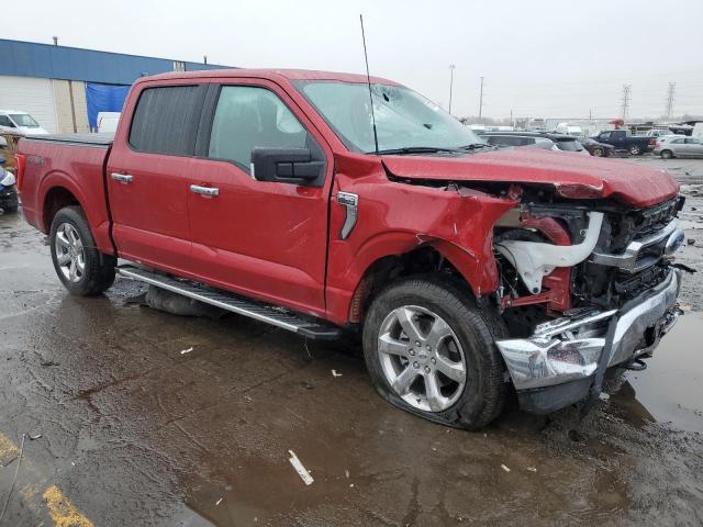 1FTEW1EPXNKE38682 - 2022 FORD F150 SUPERCREW RED photo 4